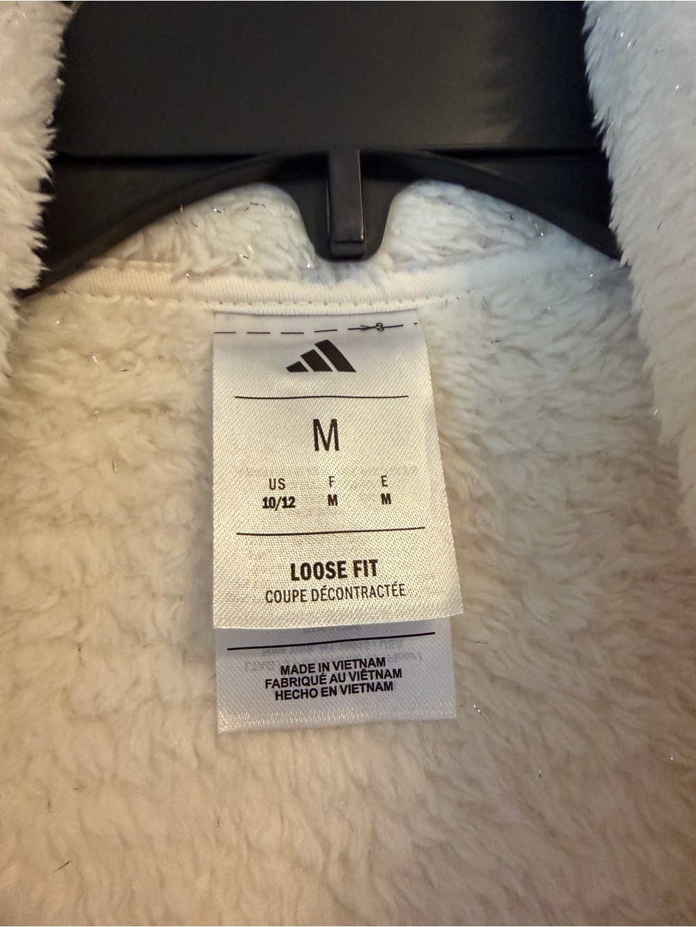 adidas Kids Cozy Sherpa Pullover - white - Picture 4 of 5